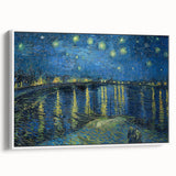 Starry Night Over the Rhône Wall Art - Van Gogh's Impressionist Masterpiece