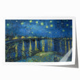Starry Night Over the Rhône Wall Art - Van Gogh's Impressionist Masterpiece