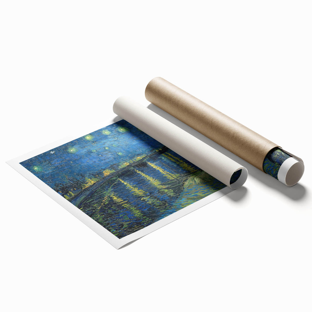 Starry Night Over the Rhône Wall Art - Van Gogh's Impressionist Masterpiece