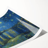 Starry Night Over the Rhône Wall Art - Van Gogh's Impressionist Masterpiece