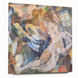 Modern Wall Art - Romantic Abstract Fantasy in Warm Earth Tones