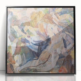 Modern Wall Art - Romantic Abstract Fantasy in Warm Earth Tones