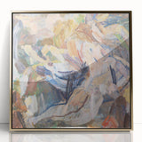 Modern Wall Art - Romantic Abstract Fantasy in Warm Earth Tones