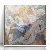 Modern Wall Art - Romantic Abstract Fantasy in Warm Earth Tones