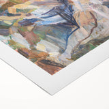 Modern Wall Art - Romantic Abstract Fantasy in Warm Earth Tones