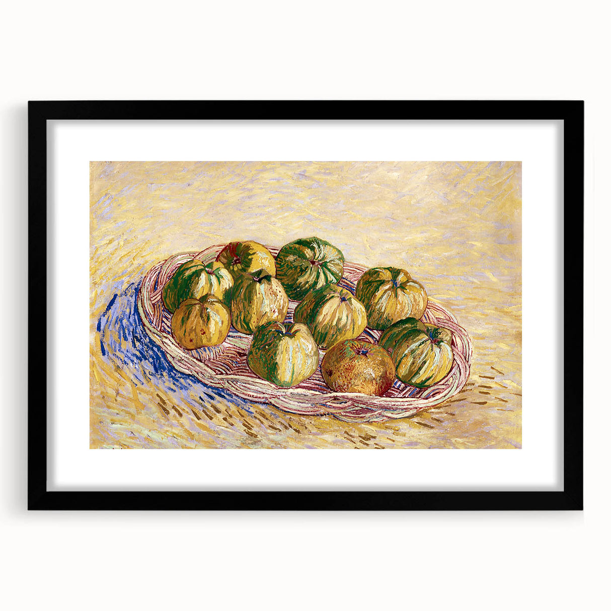 Impressionist Still Life Wall Art - Basket of Apples by Van Gogh