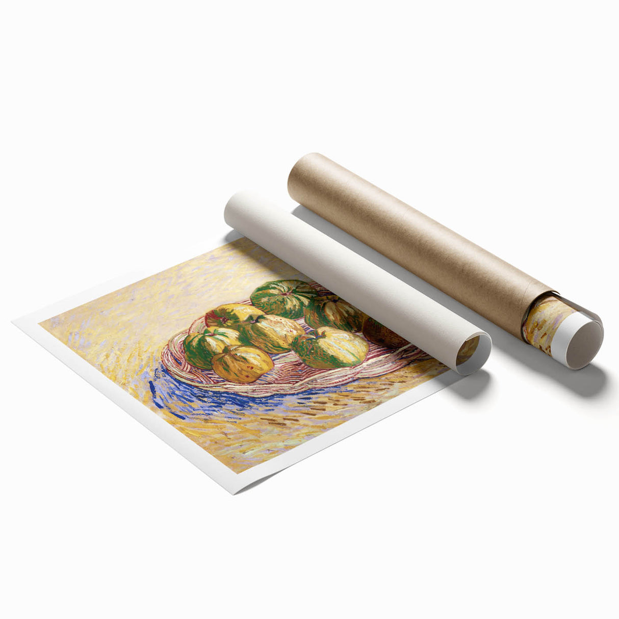Impressionist Still Life Wall Art - Basket of Apples by Van Gogh