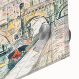 Modern Wall Art – Tugboat at Pont Neuf, Paris Scene