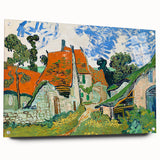 Impressionist Village Wall Art - Street in Auvers by Van Gogh