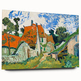 Impressionist Village Wall Art - Street in Auvers by Van Gogh