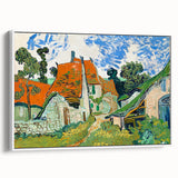 Impressionist Village Wall Art - Street in Auvers by Van Gogh