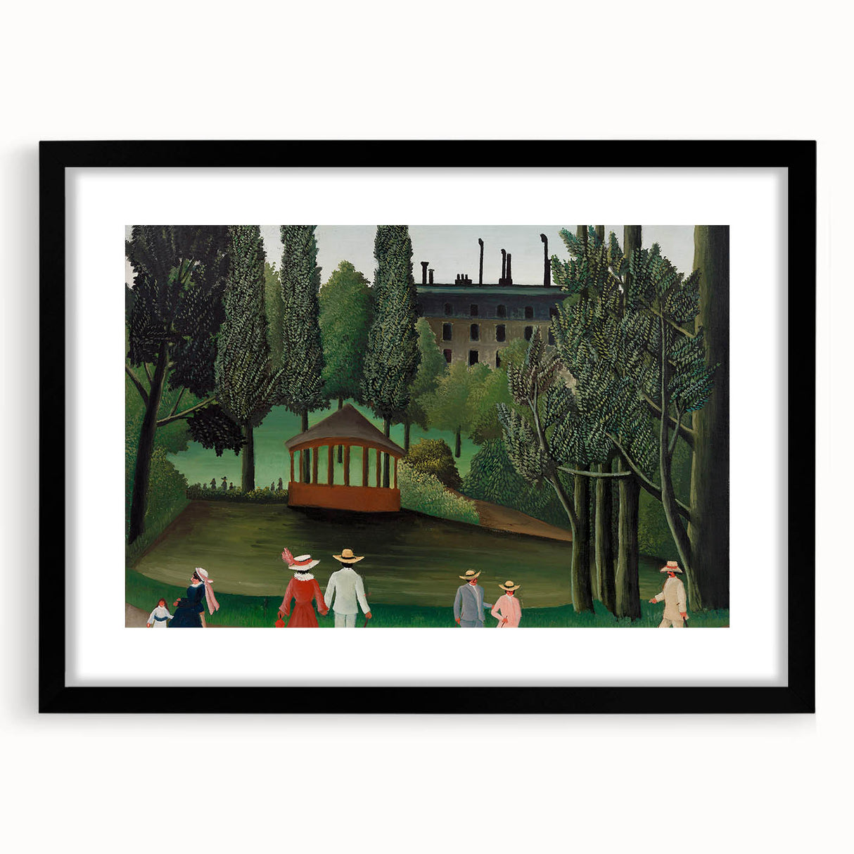 Modern Wall Art – Scenic View of Montsouris Park