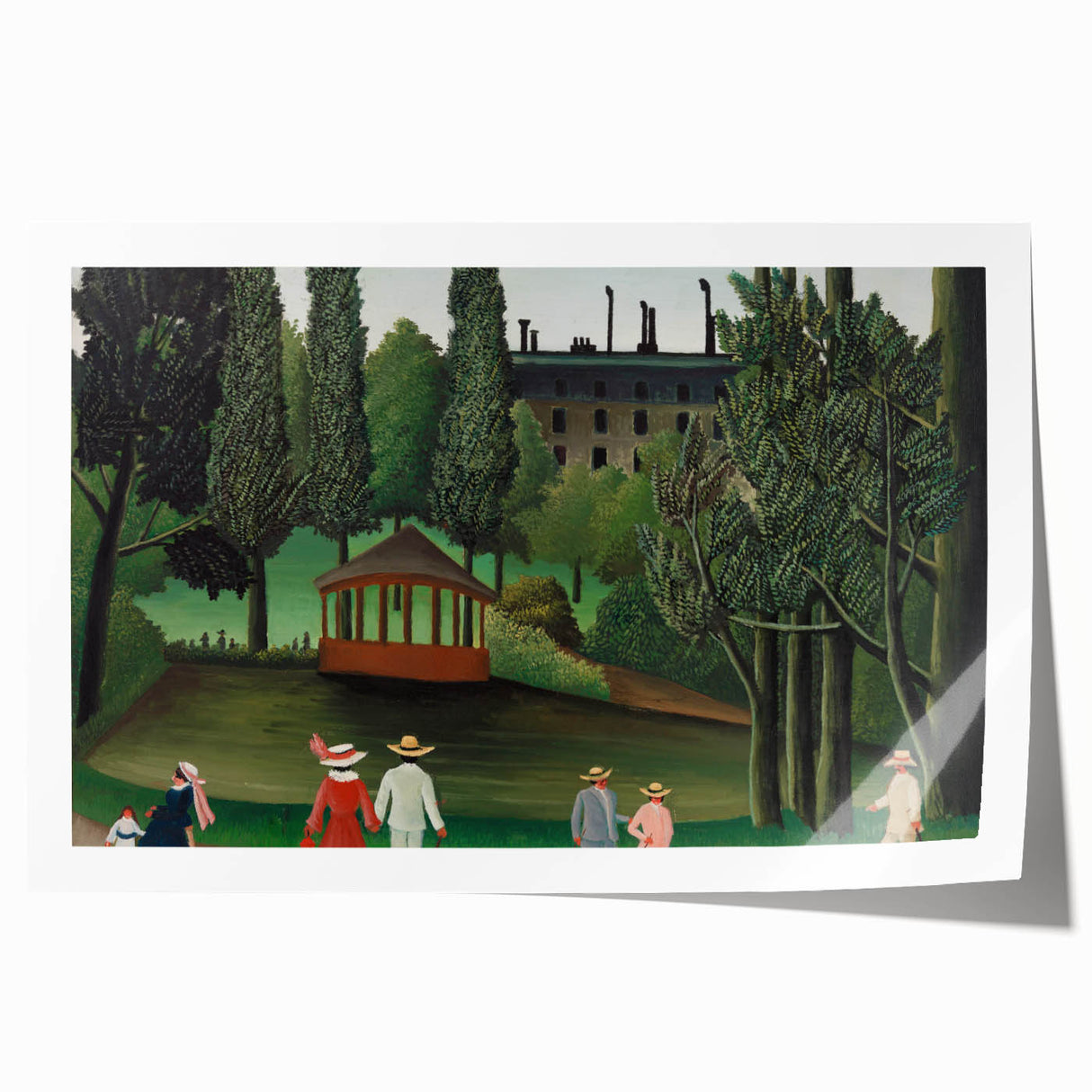 Modern Wall Art – Scenic View of Montsouris Park