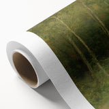 Modern Wall Art: Wooded Landscape with Birches – Serene Nature Scene