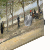 Impressionist Garden Wall Art - Terrace in Luxembourg by Van Gogh