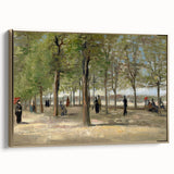 Impressionist Garden Wall Art - Terrace in Luxembourg by Van Gogh