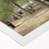 Impressionist Garden Wall Art - Terrace in Luxembourg by Van Gogh