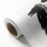 Modern Wall Art – Bold Black Horses in Dynamic Motion