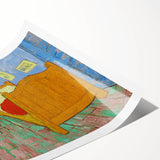 Impressionist Interior Wall Art - The Bedroom by Van Gogh
