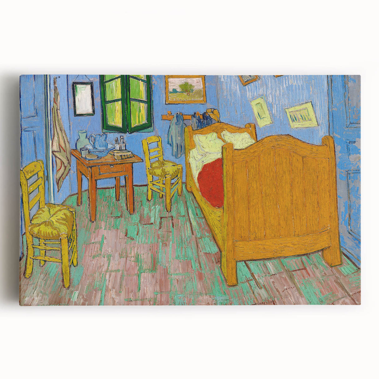 Impressionist Interior Wall Art - The Bedroom by Van Gogh