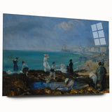 Modern Wall Art – Serene Beach at Dieppe Scene