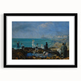 Modern Wall Art – Serene Beach at Dieppe Scene
