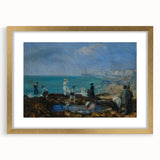 Modern Wall Art – Serene Beach at Dieppe Scene