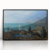Modern Wall Art – Serene Beach at Dieppe Scene