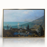 Modern Wall Art – Serene Beach at Dieppe Scene