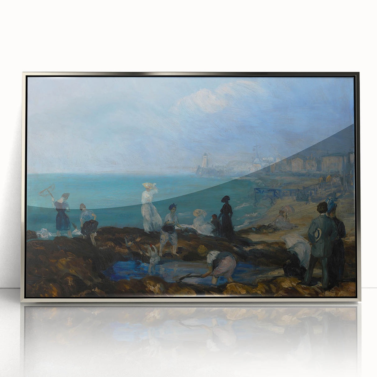 Modern Wall Art – Serene Beach at Dieppe Scene