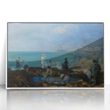 Modern Wall Art – Serene Beach at Dieppe Scene