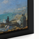 Modern Wall Art – Serene Beach at Dieppe Scene