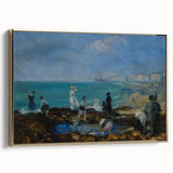 Modern Wall Art – Serene Beach at Dieppe Scene