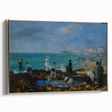 Modern Wall Art – Serene Beach at Dieppe Scene