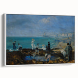 Modern Wall Art – Serene Beach at Dieppe Scene
