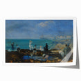 Modern Wall Art – Serene Beach at Dieppe Scene