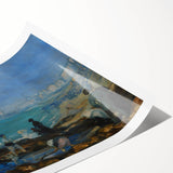 Modern Wall Art – Serene Beach at Dieppe Scene