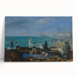 Modern Wall Art – Serene Beach at Dieppe Scene