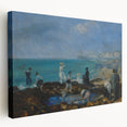 Modern Wall Art – Serene Beach at Dieppe Scene