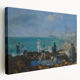 Modern Wall Art – Serene Beach at Dieppe Scene