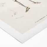 Romanticism Art: Human Skeleton Anatomical Illustration Canvas Print