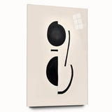 Acrylic Dining Room Artwork – Abstract Black & White Wall Decor