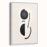 Acrylic Dining Room Artwork – Abstract Black & White Wall Decor