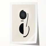 Acrylic Dining Room Artwork – Abstract Black & White Wall Decor