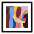 Colorful Abstract Living Room Wall Art – Bold & Vibrant Canvas
