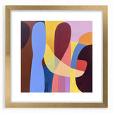 Colorful Abstract Living Room Wall Art – Bold & Vibrant Canvas