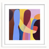 Colorful Abstract Living Room Wall Art – Bold & Vibrant Canvas