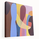 Colorful Abstract Living Room Wall Art – Bold & Vibrant Canvas