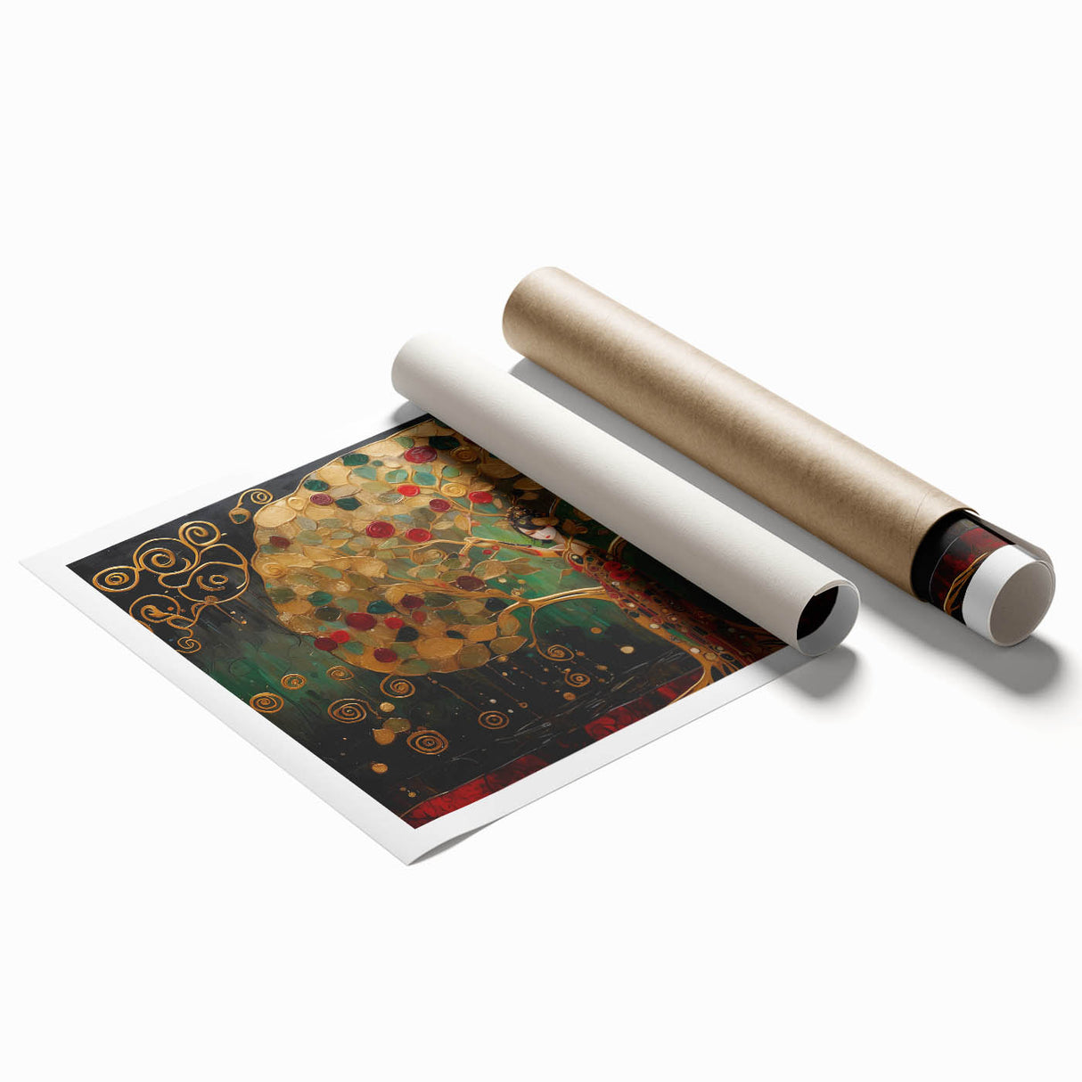 Golden Goddess Tree Office Wall Art – Luxurious Corporate Decor
