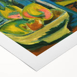 Expressionist Art: Pink Roses by Kirchner Vibrant Canvas Print